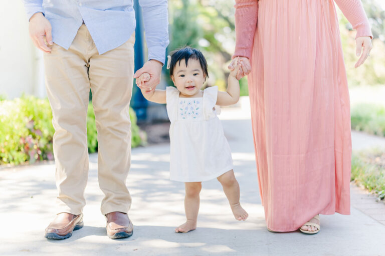 Dallas Arboretum First Birthday Photoshoot: Evelyn’s One-Year Milestone